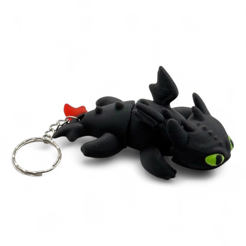 Flexi toothless keychain