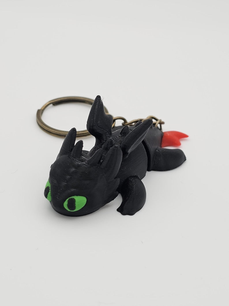 Flexi toothless keychain