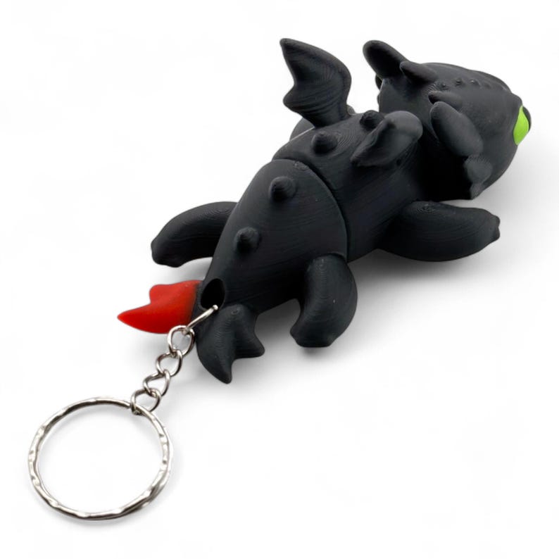 Flexi toothless keychain