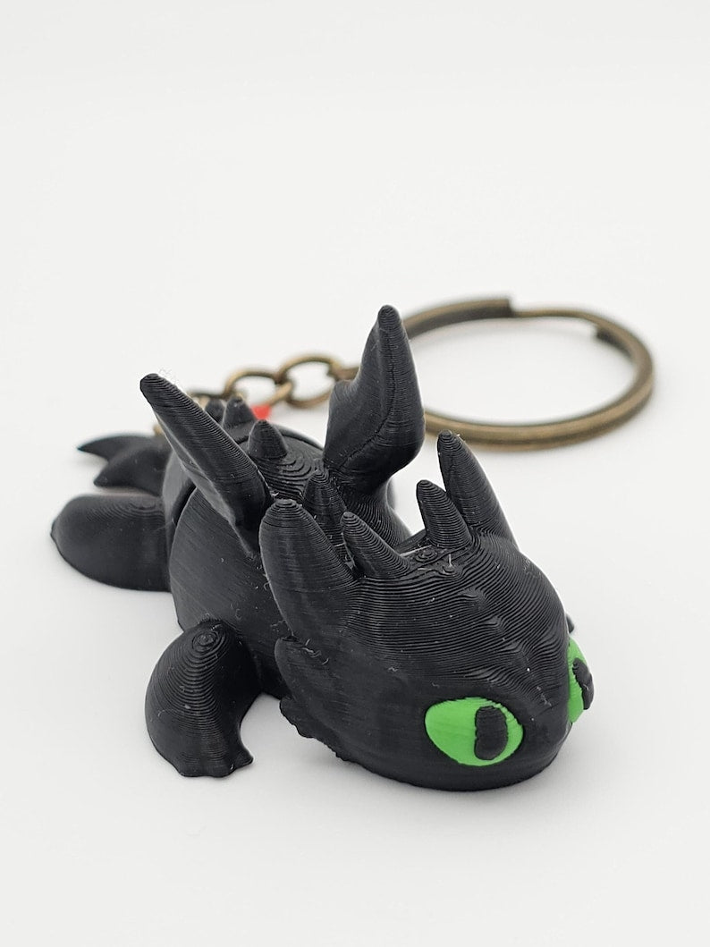 Flexi toothless keychain